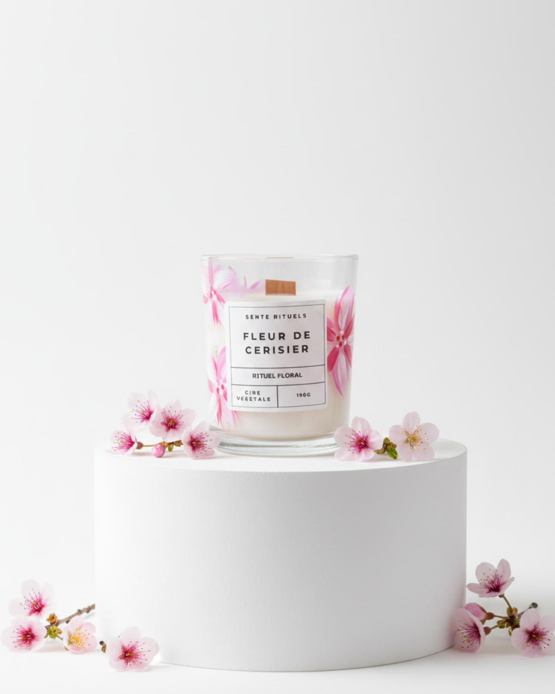 bougie parfumée fleur de cerisier