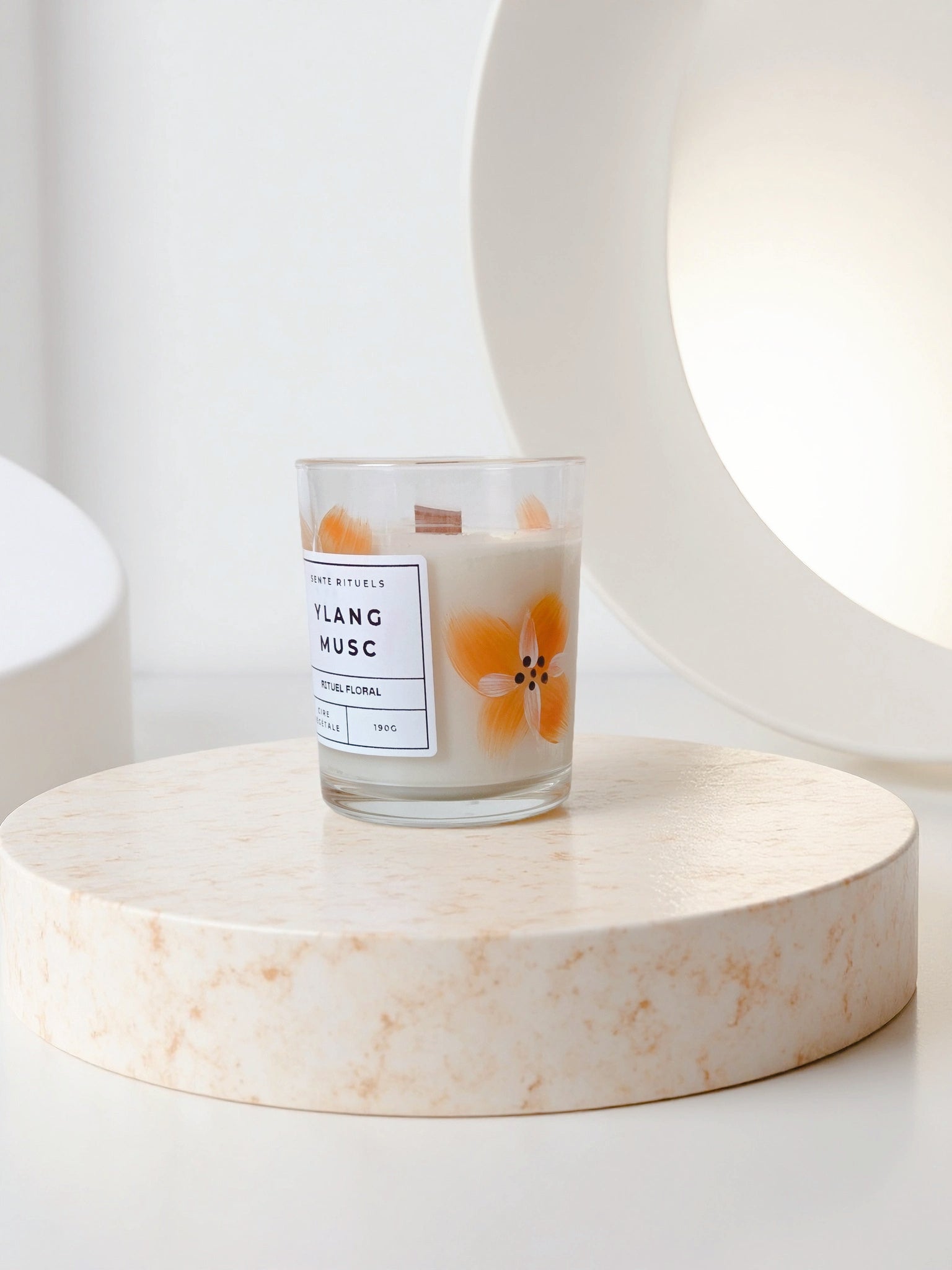 bougie parfumée ylang musc 190gr