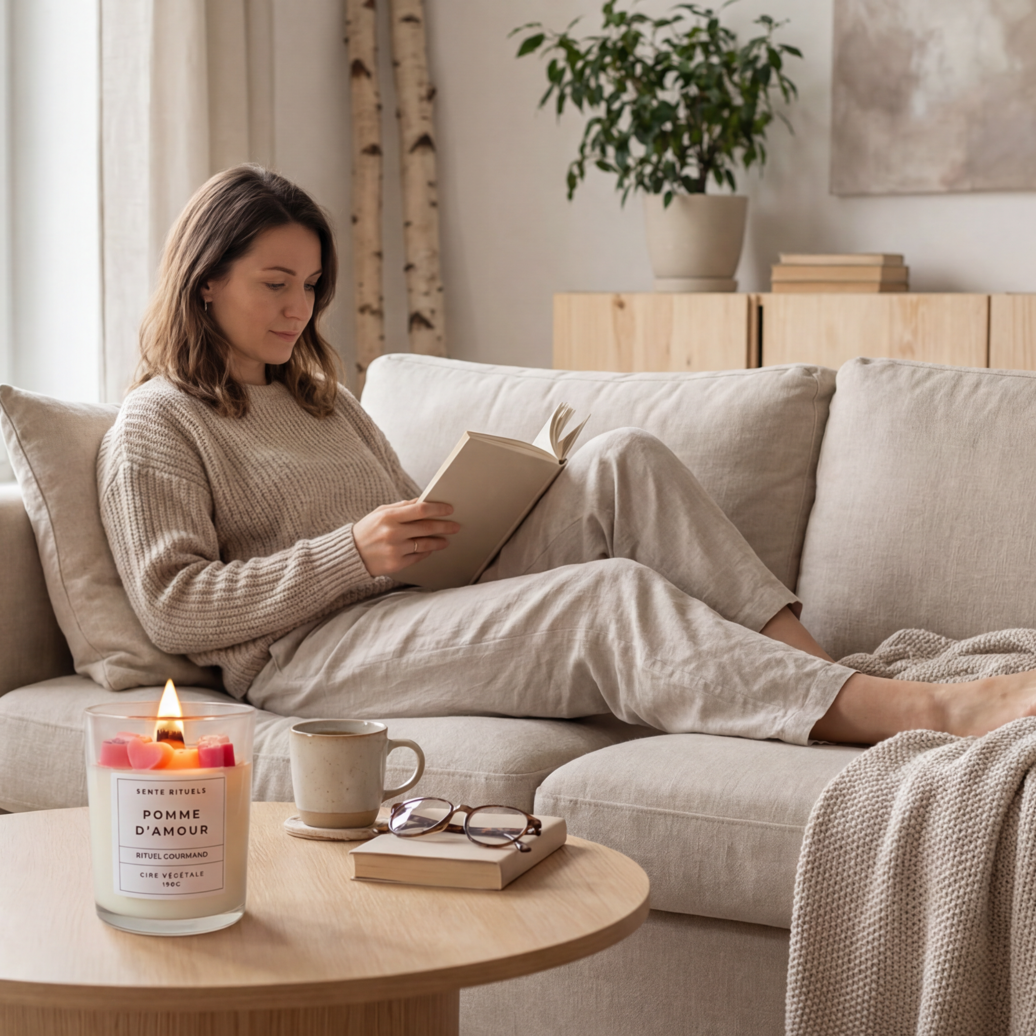 bougie parfumée rituel gourmand sans cmr pomme d'amour