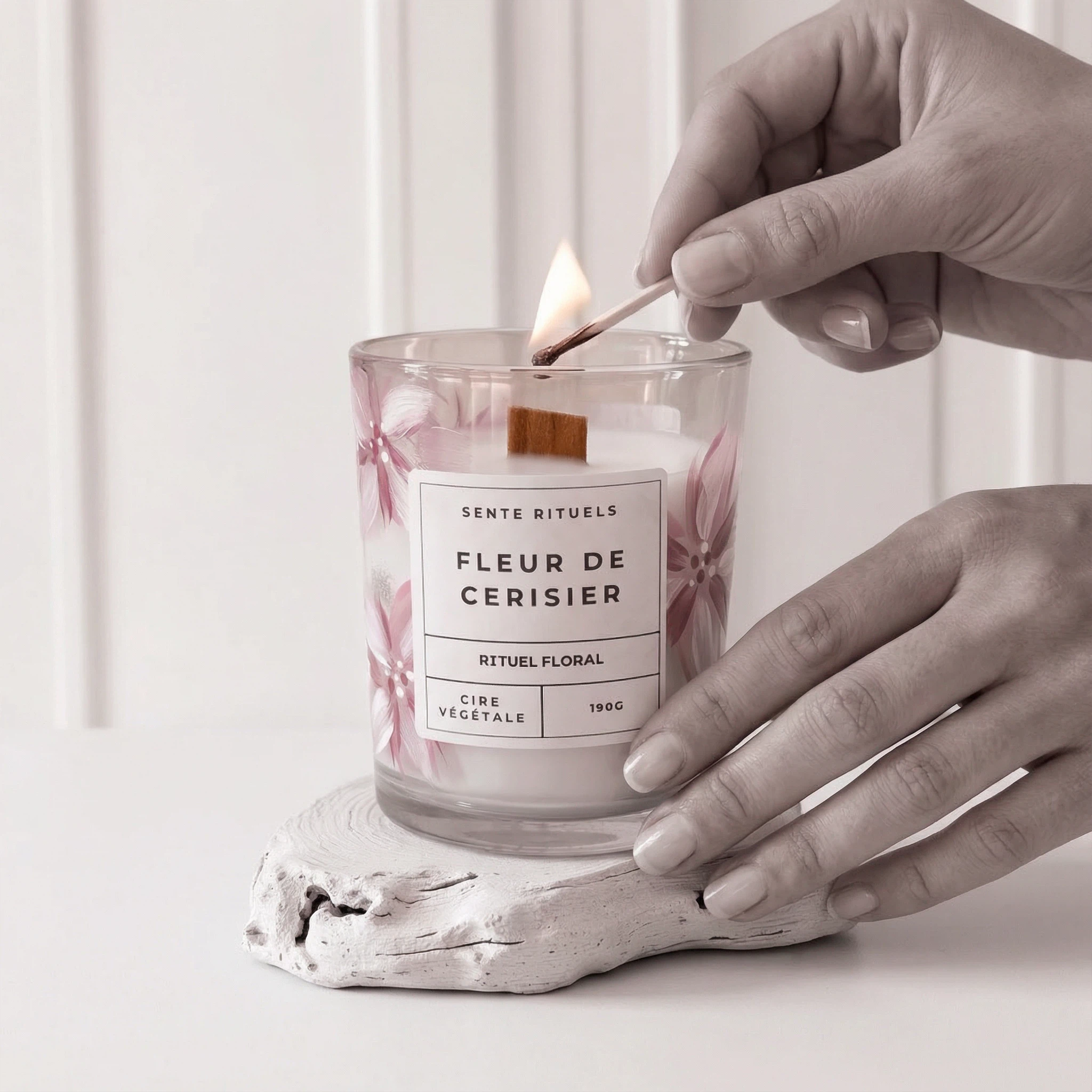 bougie fleur de cerisier