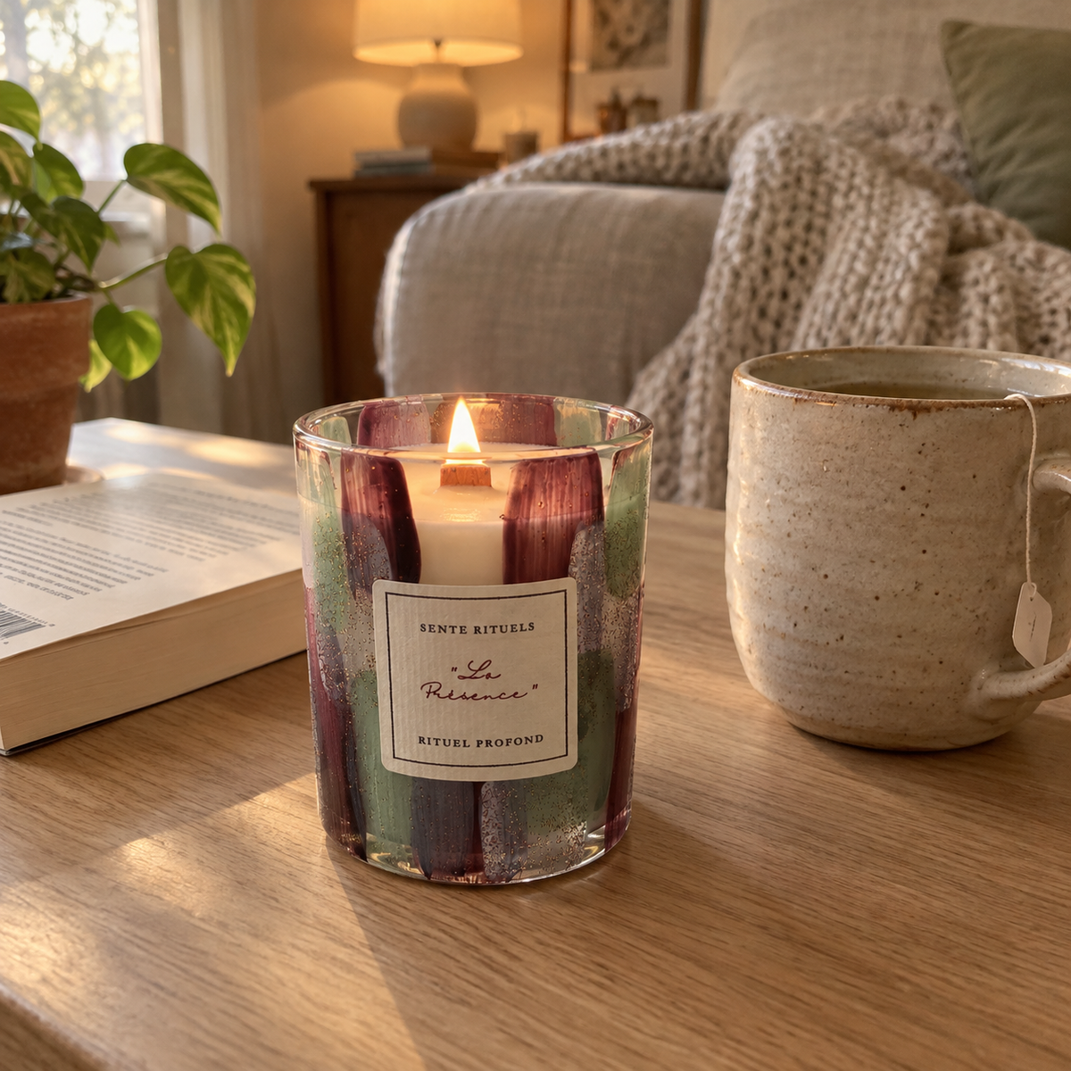 La Présence – Bougie parfumée Oud, Ambre & Cardamome