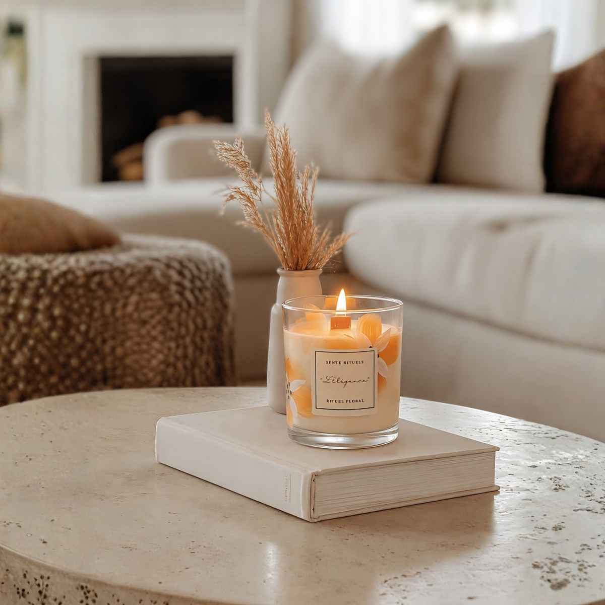 Bougie Artisanale Apaisante · Sente Rituels