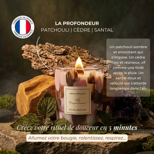Bougie Parfumée Apaisante · Sente Rituels